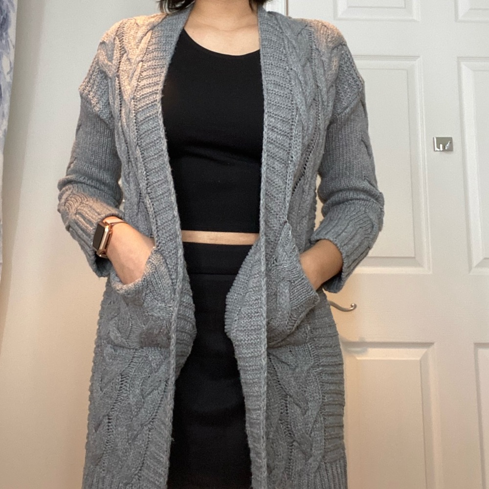 Grey Cardigan